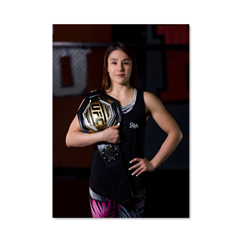 Poster Championne Grasso – affiche MMA